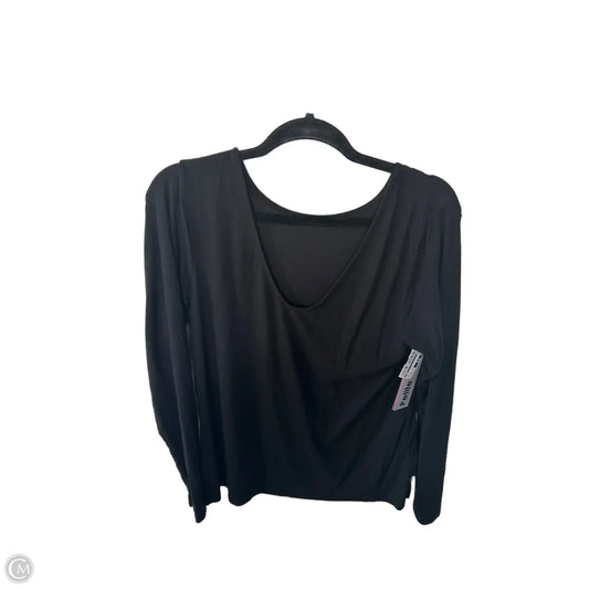 Top Long Sleeve Basic By Cme In Black, Size: Lp