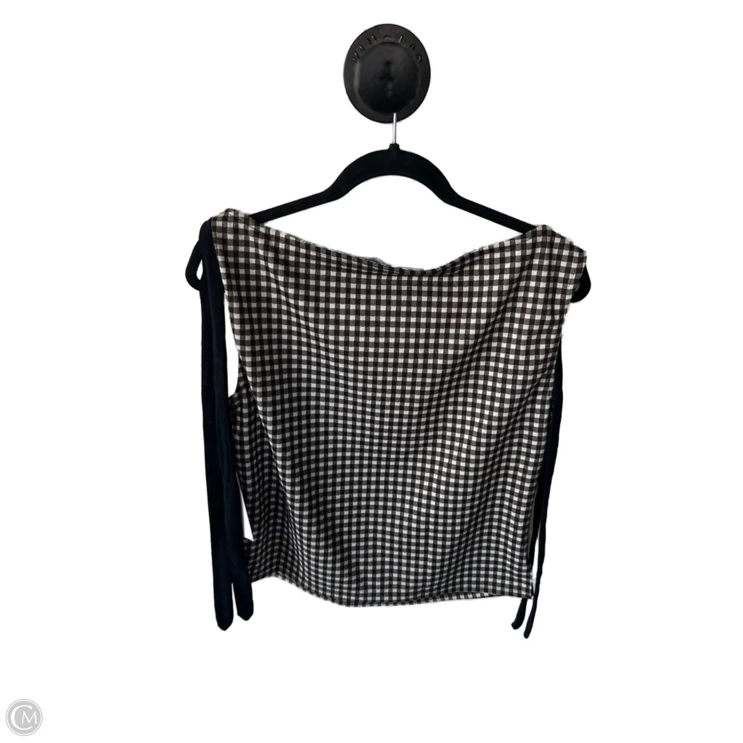 Top Sleeveless By Clothes Mentor In Brown & White, Size: 2x