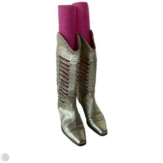 Boots Western By Clothes Mentor In Gold, Size: 6