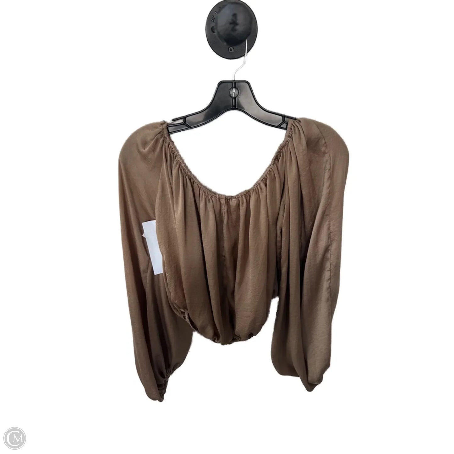 Top Long Sleeve By Hyfve In Gold, Size: M