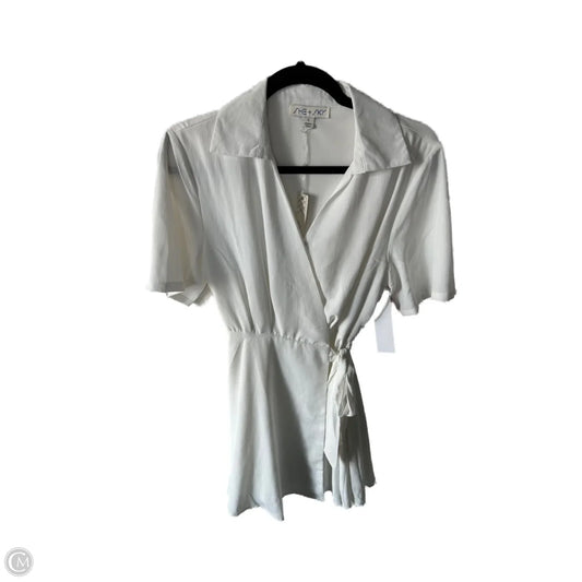 Dress Casual Short By She + Sky In White, Size: L