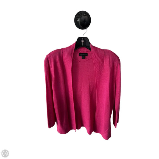Sweater Cardigan By Worthington In Pink, Size: S