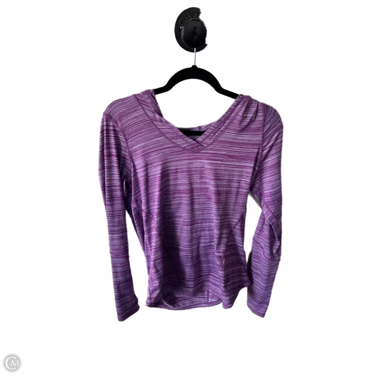 Athletic Top Long Sleeve Hoodie By Zella In Purple, Size: M