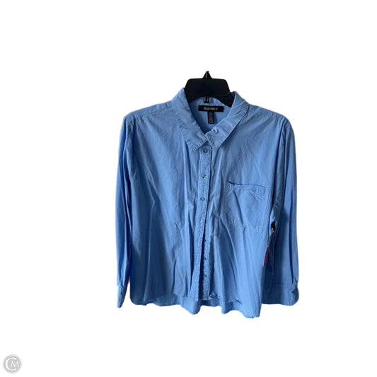 Top Long Sleeve By Ellen Tracy In Blue, Size: Xl