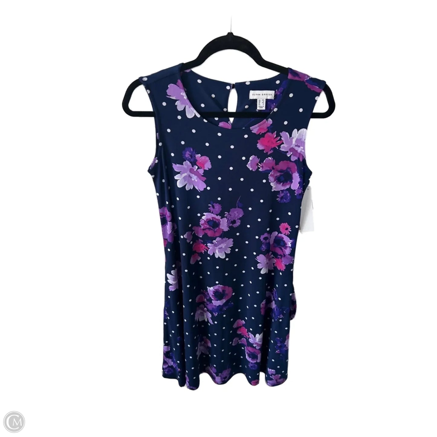 Dress Work By Susan Graver In Blue & Purple, Size: Xs