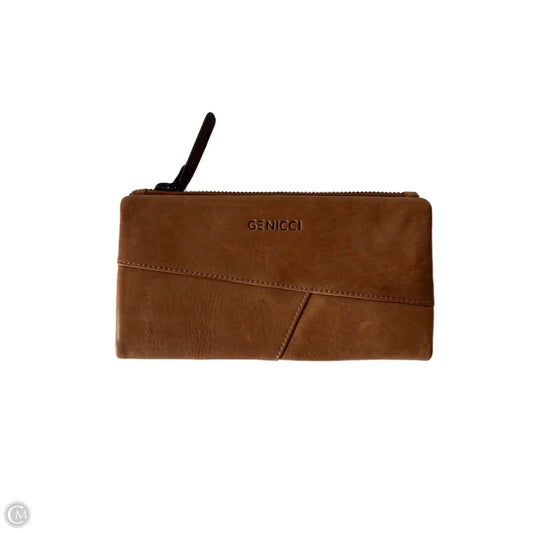 Wallet Leather By Clothes Mentor, Size: Large
