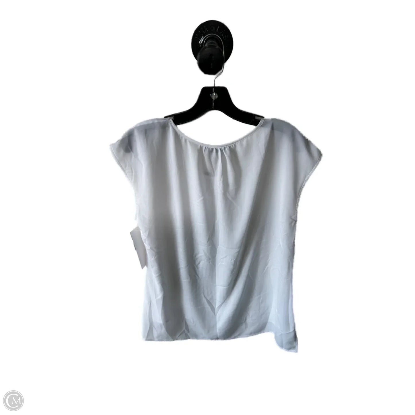 Top Sleeveless By Limited In White, Size: L