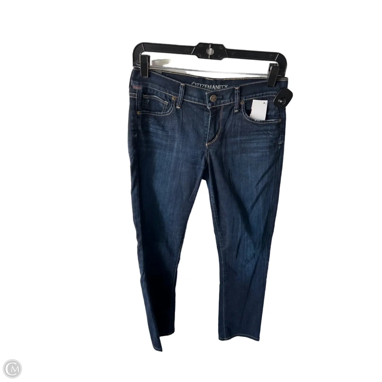 Jeans Straight By Citizens Of Humanity In Blue Denim, Size: 4