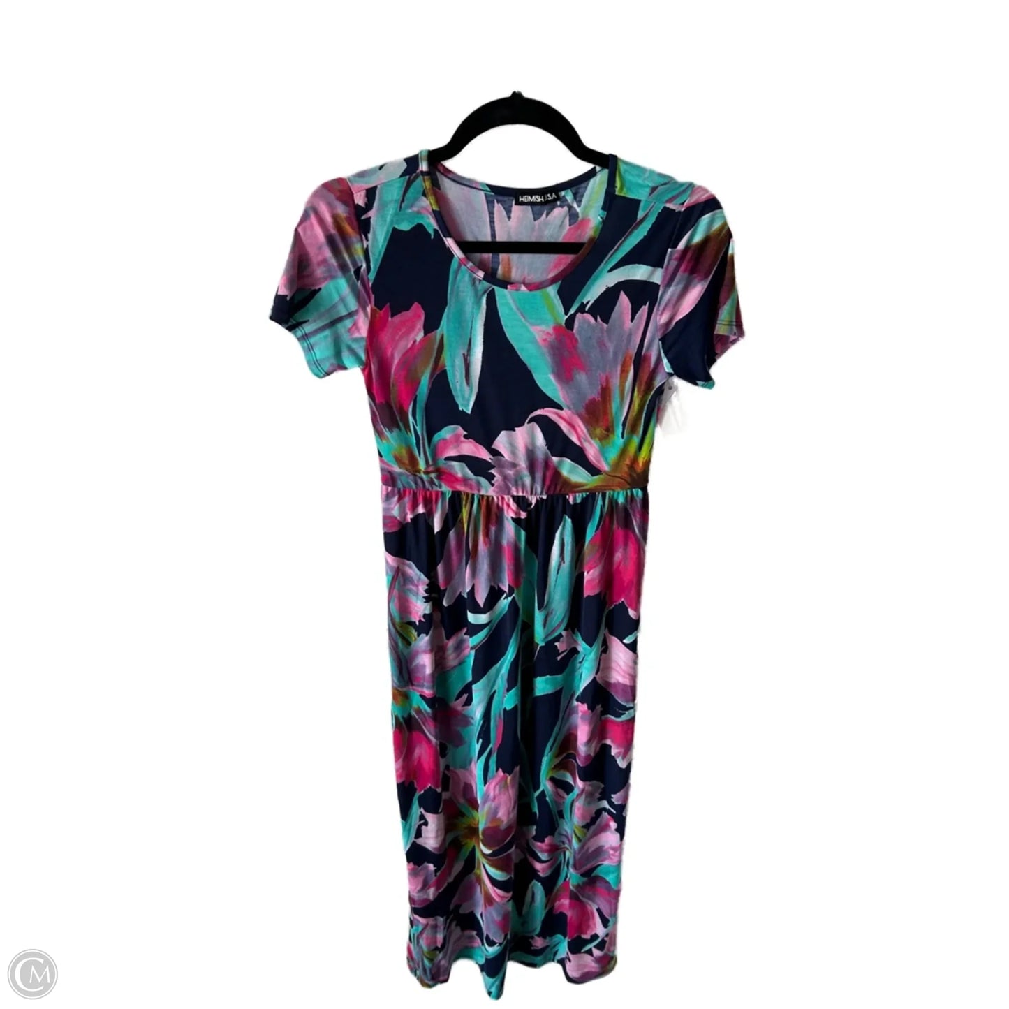 Dress Casual Maxi By Heimish Usa In Blue & Pink, Size: S