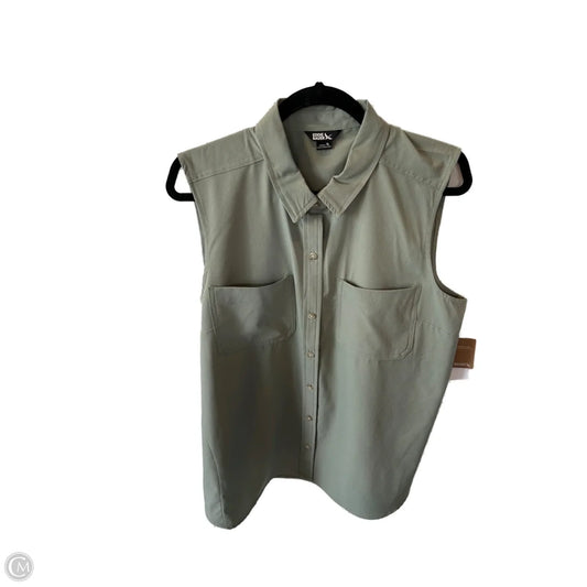 Top Sleeveless By Eddie Bauer In Green, Size: L