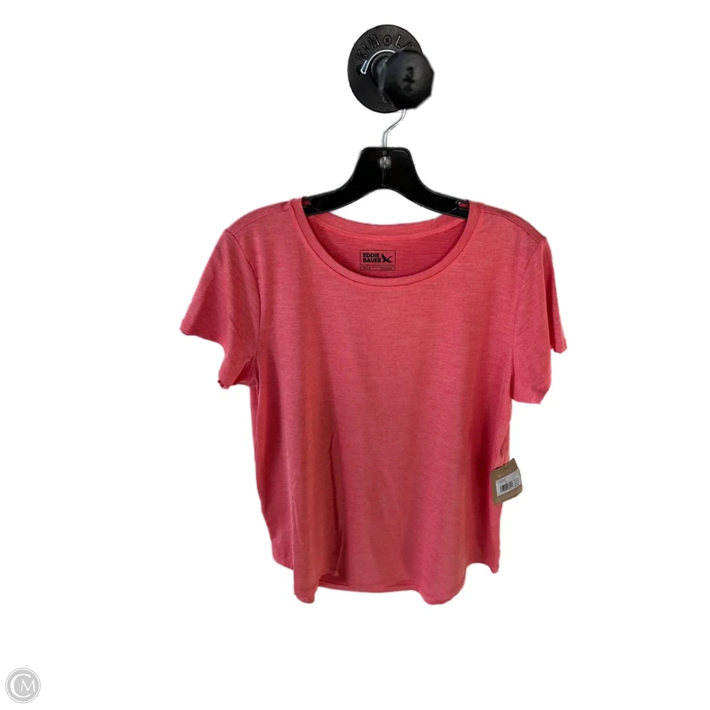 Athletic Top Short Sleeve By Eddie Bauer In Orange, Size: M