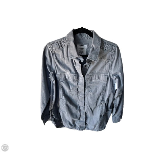 Jacket Shirt By Sonoma In Grey, Size: Xs