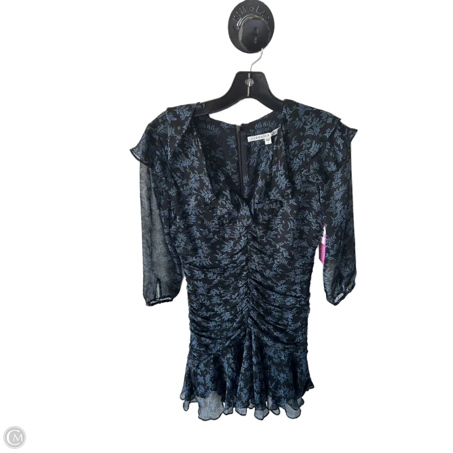 Dress Party Short By Veronica Beard In Black & Blue, Size: Xs