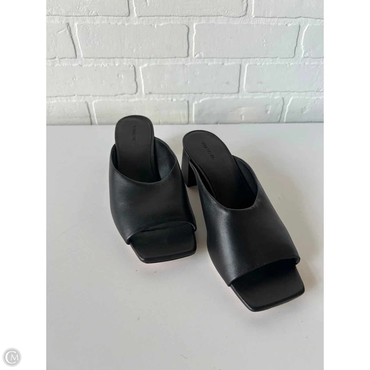 Sandals Heels Block By Vince In Black, Size: 8.5