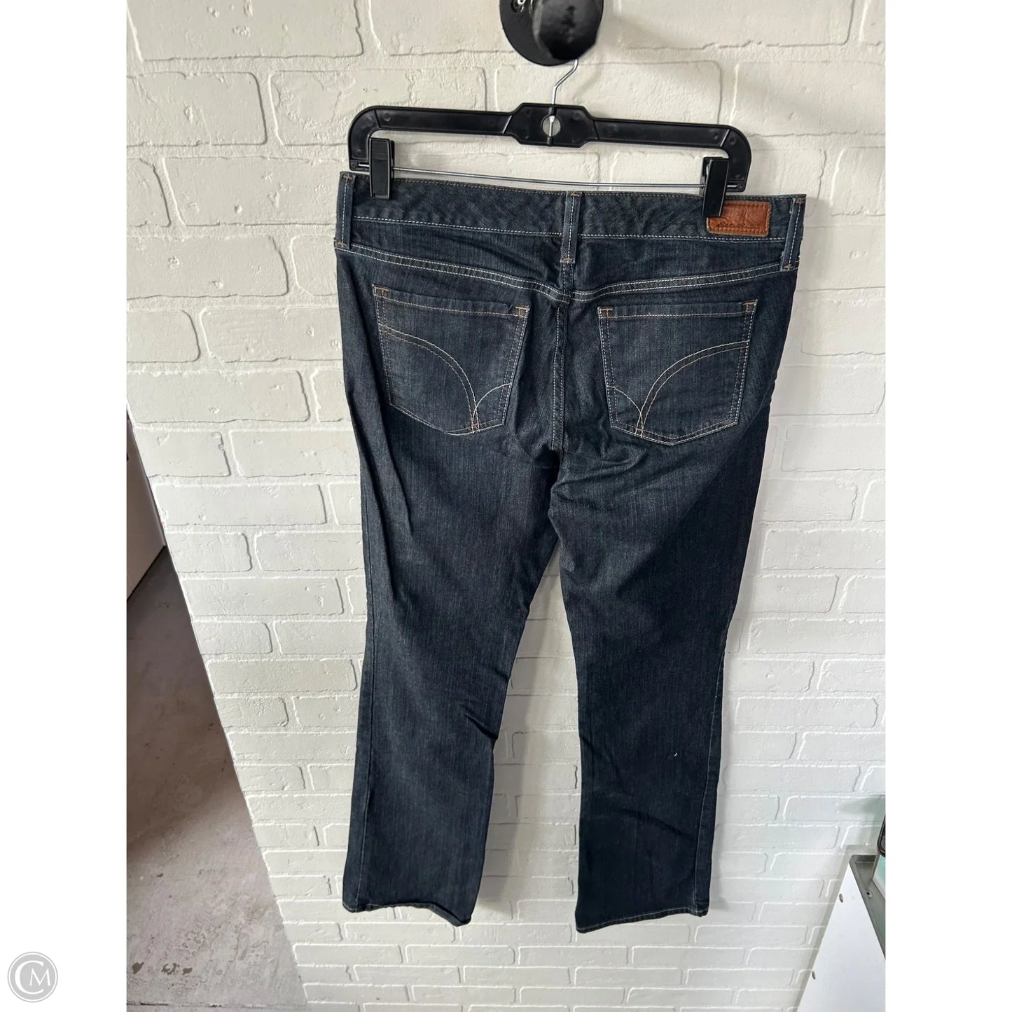 Jeans Boot Cut By Eddie Bauer In Blue Denim, Size: 8l