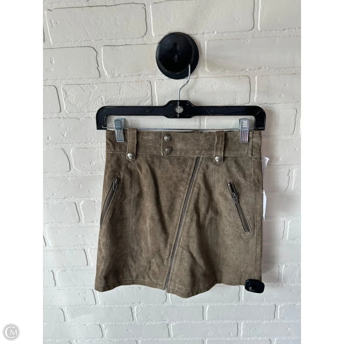 Skirt Mini & Short By Blanknyc In Brown & Green, Size: 0