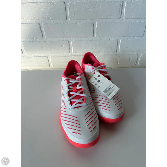 Shoes Athletic By Adidas In Pink & White, Size: 8