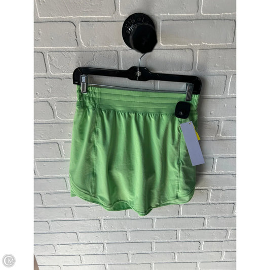 Athletic Skort By Lululemon In Green, Size: 6