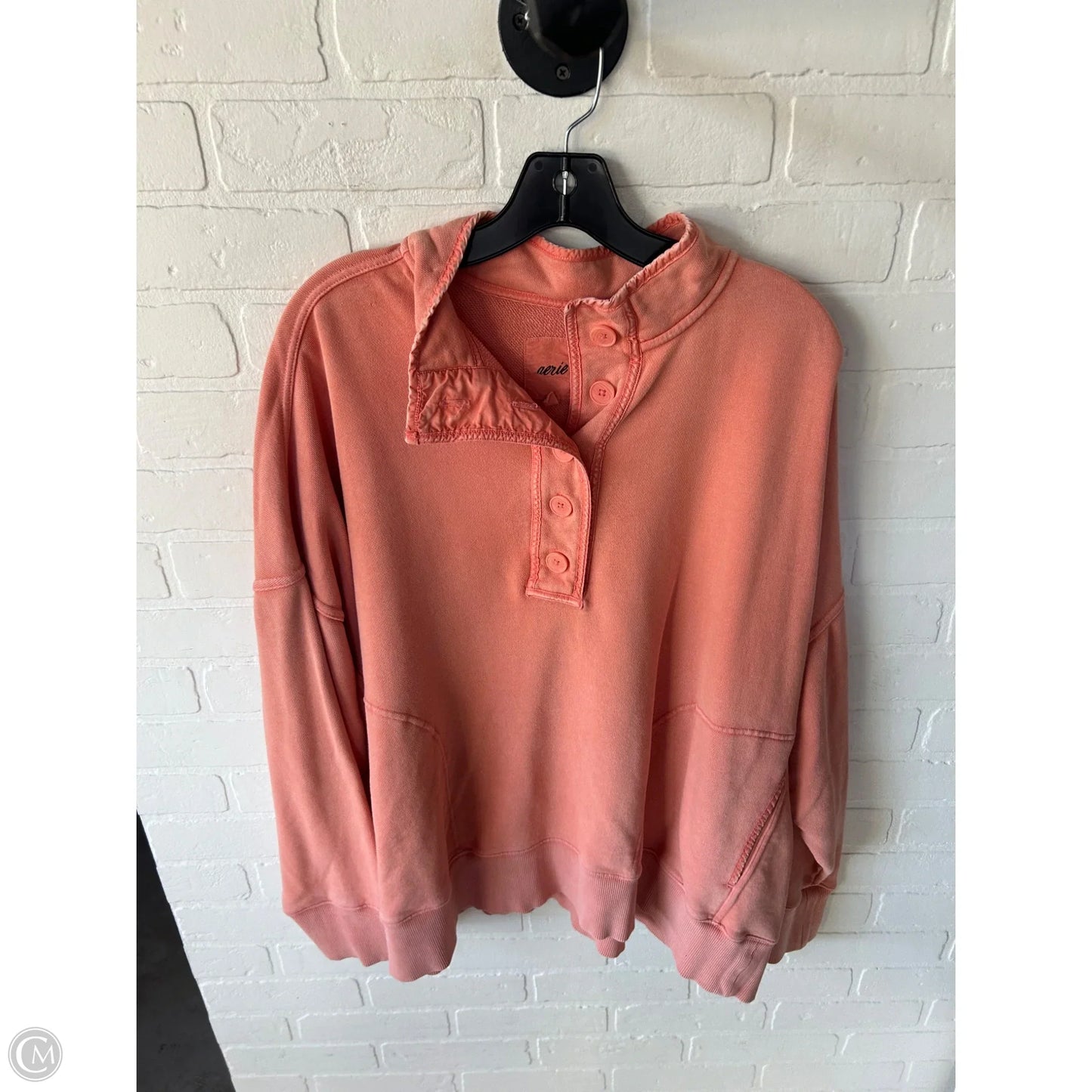 Sweatshirt Collar By Aerie In Orange, Size: Xxl