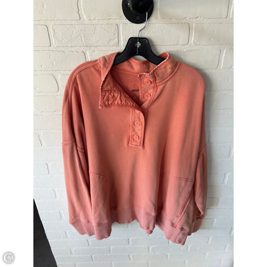 Sweatshirt Collar By Aerie In Orange, Size: Xxl