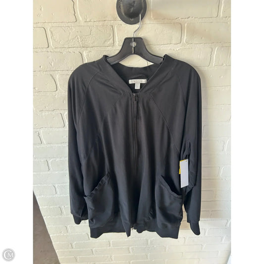 Athletic Jacket By Zella In Black, Size: L