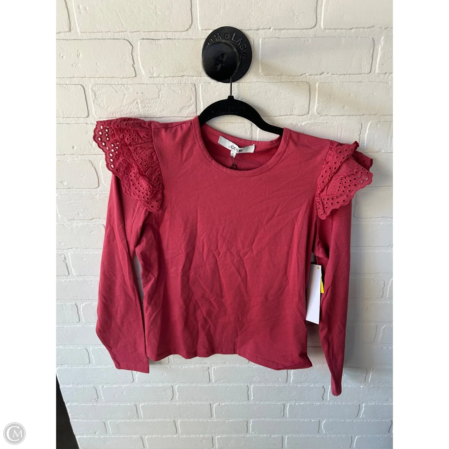 Top Long Sleeve By Joes Jeans In Pink, Size: M