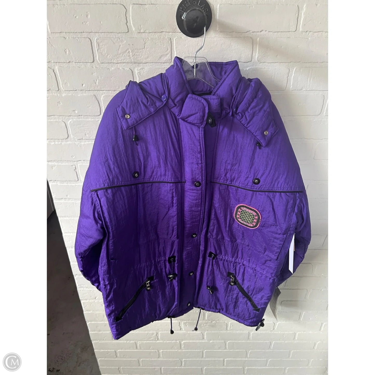 Coat Puffer & Quilted By Clothes Mentor In Purple, Size: M