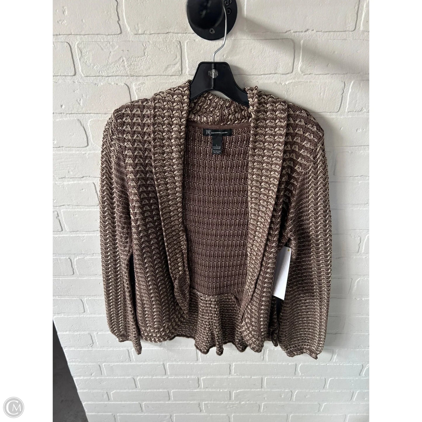 Blazer By Inc In Brown & Gold, Size: L