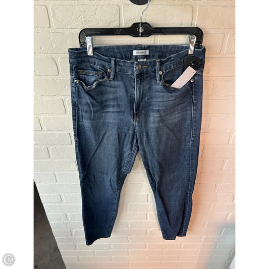 Jeans Skinny By Good American In Blue Denim, Size: 10