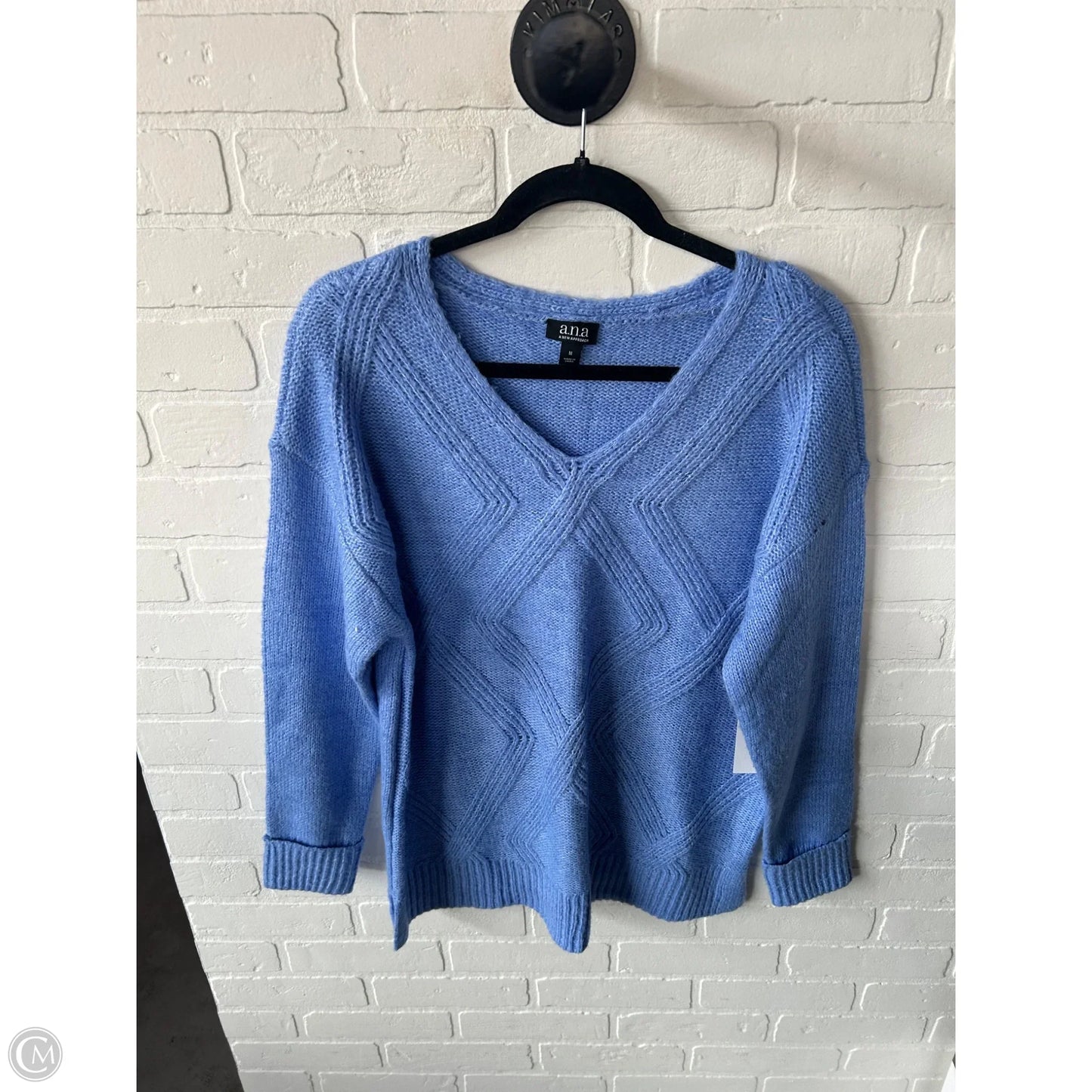Sweater By Ana In Blue, Size: M