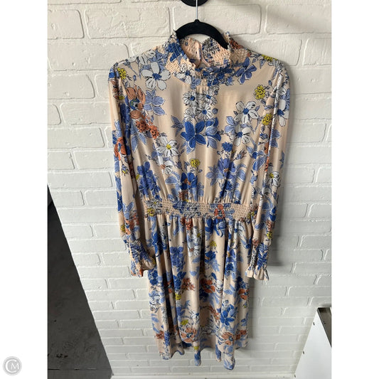 Dress Work By Nanette Lepore In Blue & Orange, Size: M