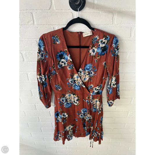 Dress Casual Short By Altard State In Brown & Tan, Size: S