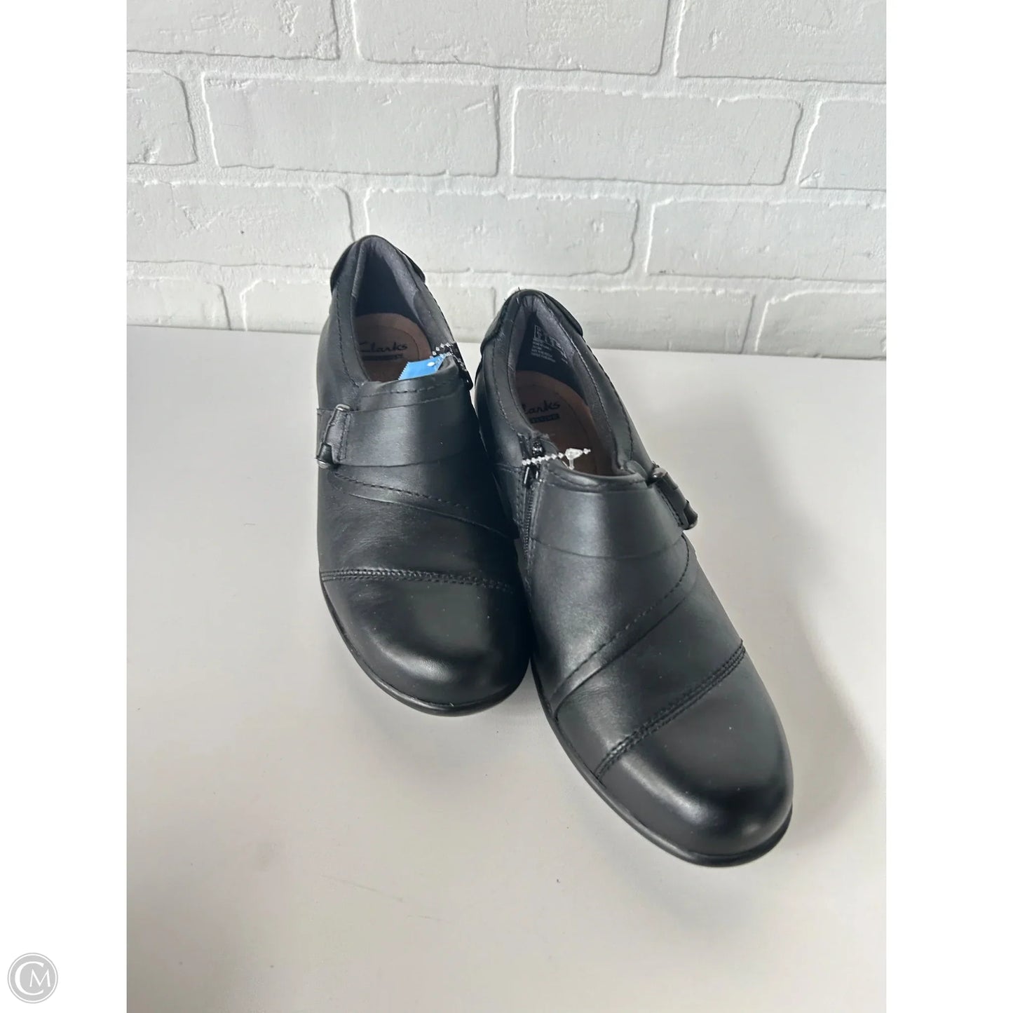 Shoes Heels Block By Clarks In Black, Size: 9