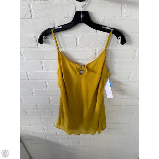 Blouse Sleeveless By Cabi In Yellow, Size: M