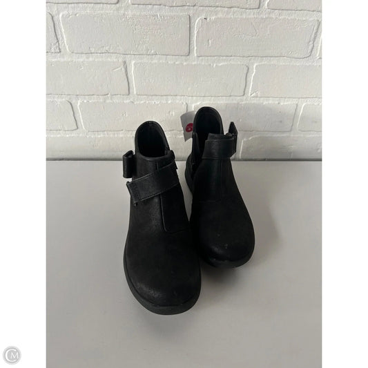Boots Ankle Flats By Clarks In Black, Size: 5