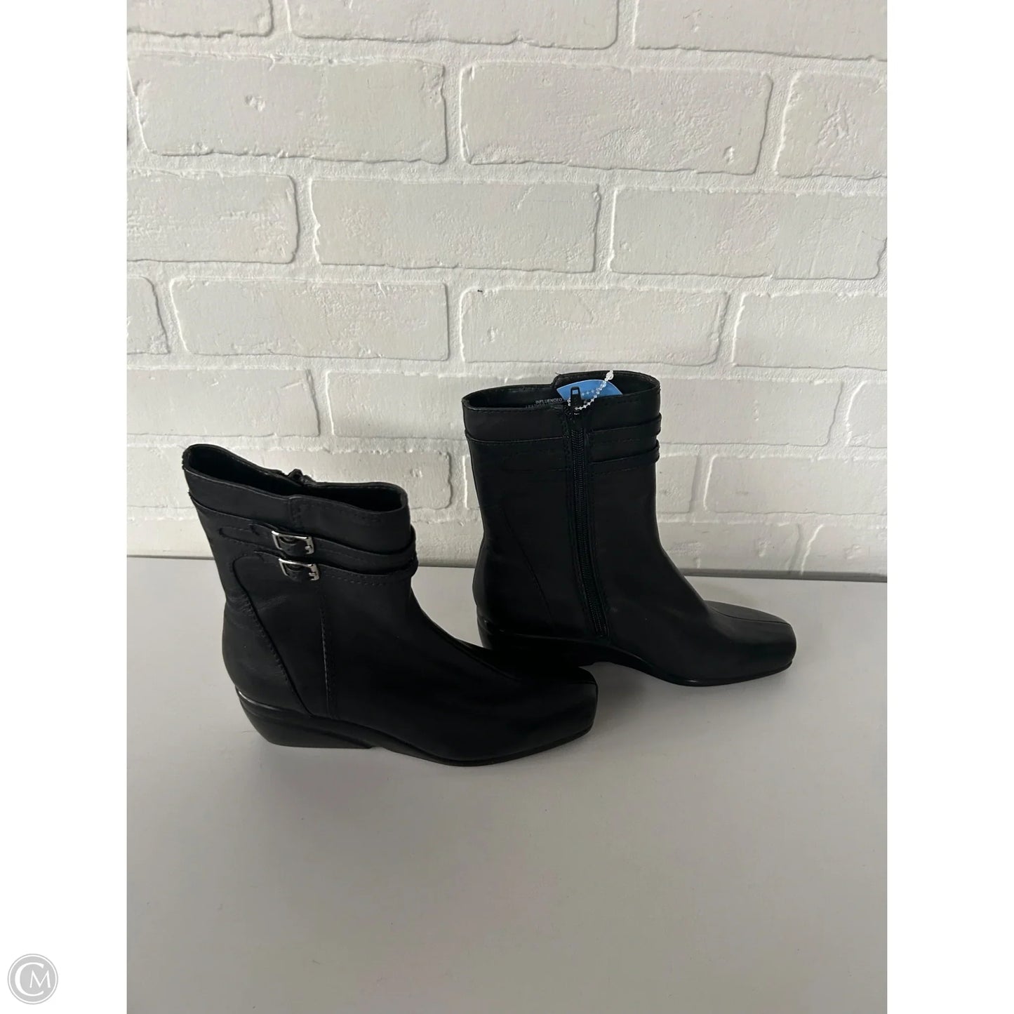 Boots Mid-calf Flats By Nine West In Black, Size: 5