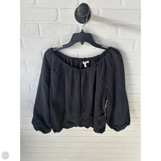 Top Long Sleeve By Maurices In Black, Size: L