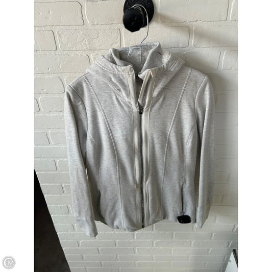 Athletic Jacket By Athleta In Grey, Size: M