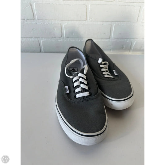 Shoes Sneakers By Vans In Grey & White, Size: 10.5