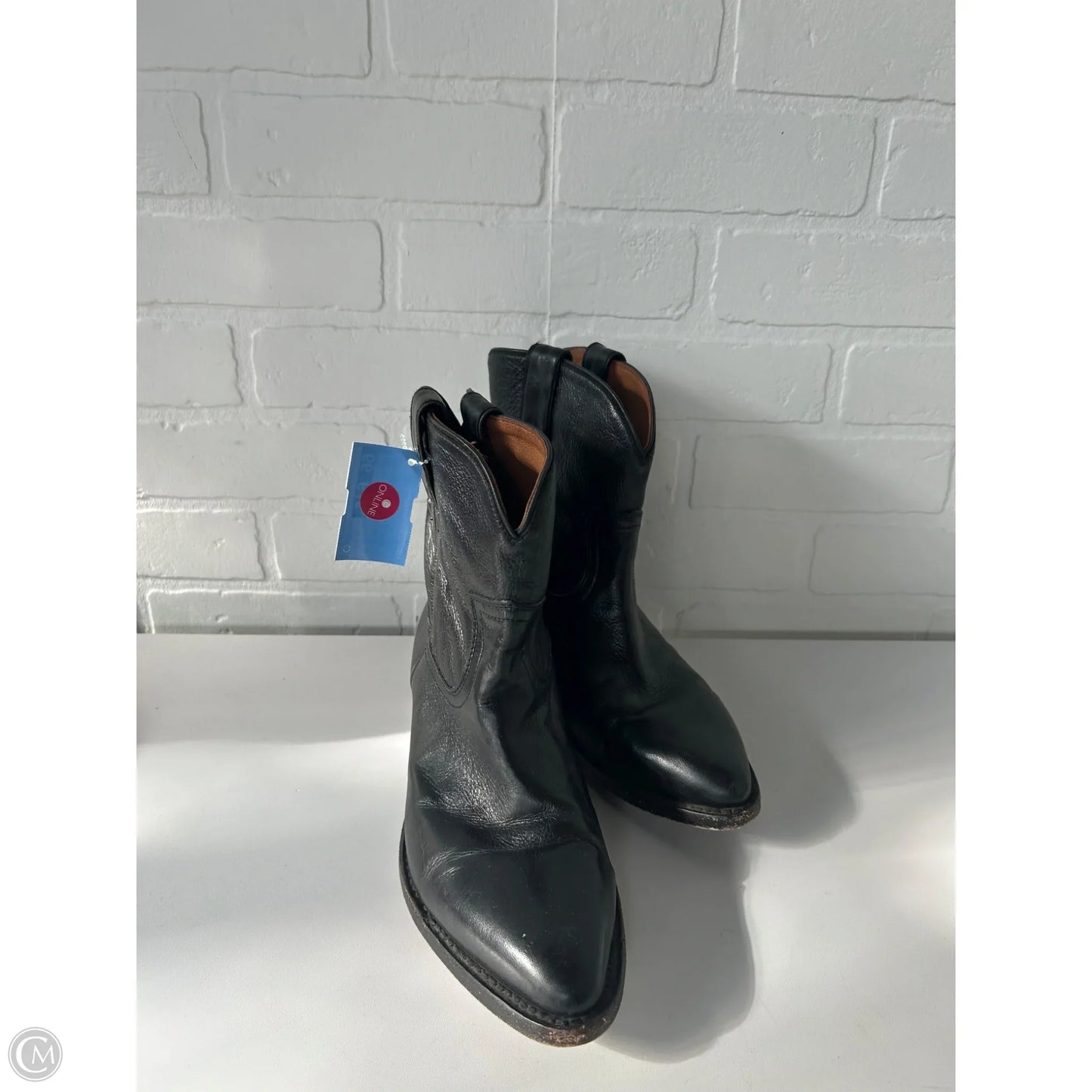 Boots Designer By Frye In Black, Size: 9.5