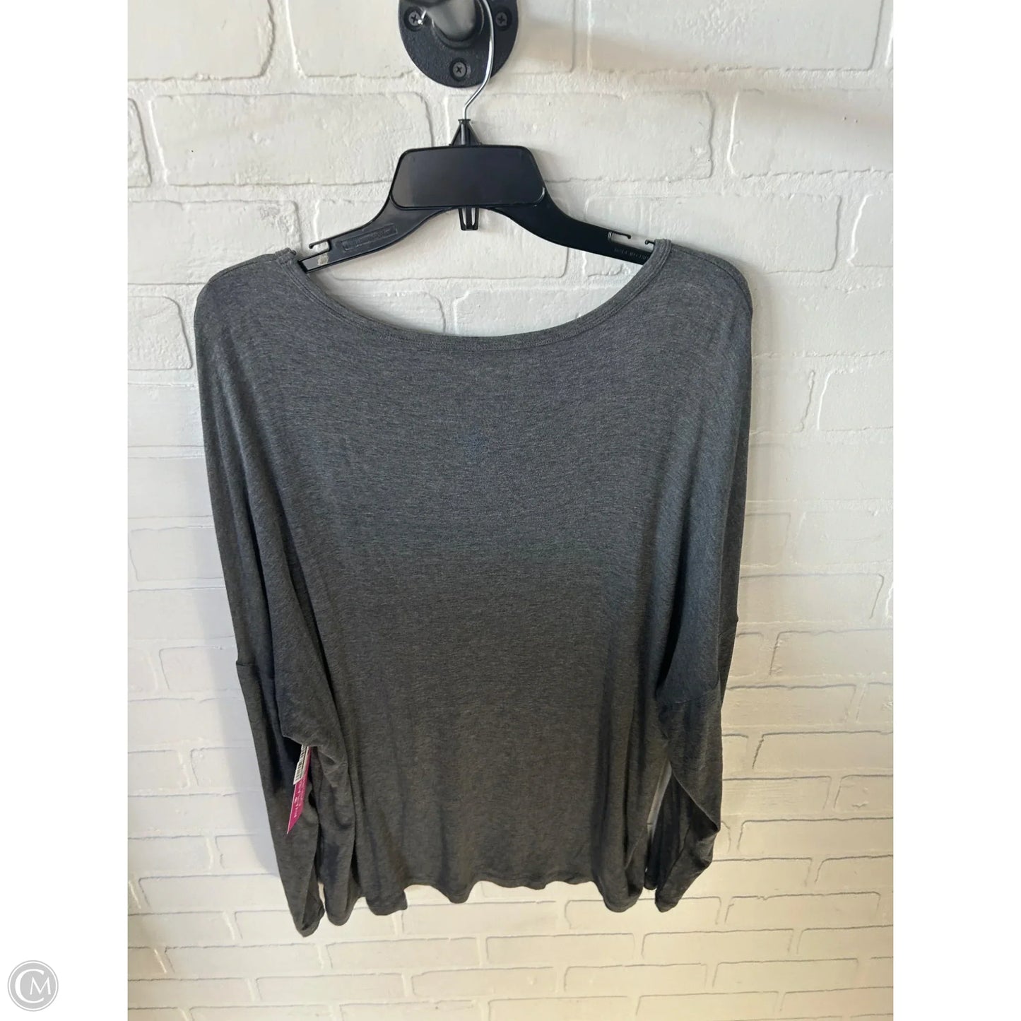 Top Long Sleeve By Cabi In Grey, Size: L