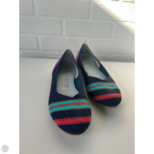 Shoes Flats By Rothys In Blue & Red, Size: 9.5