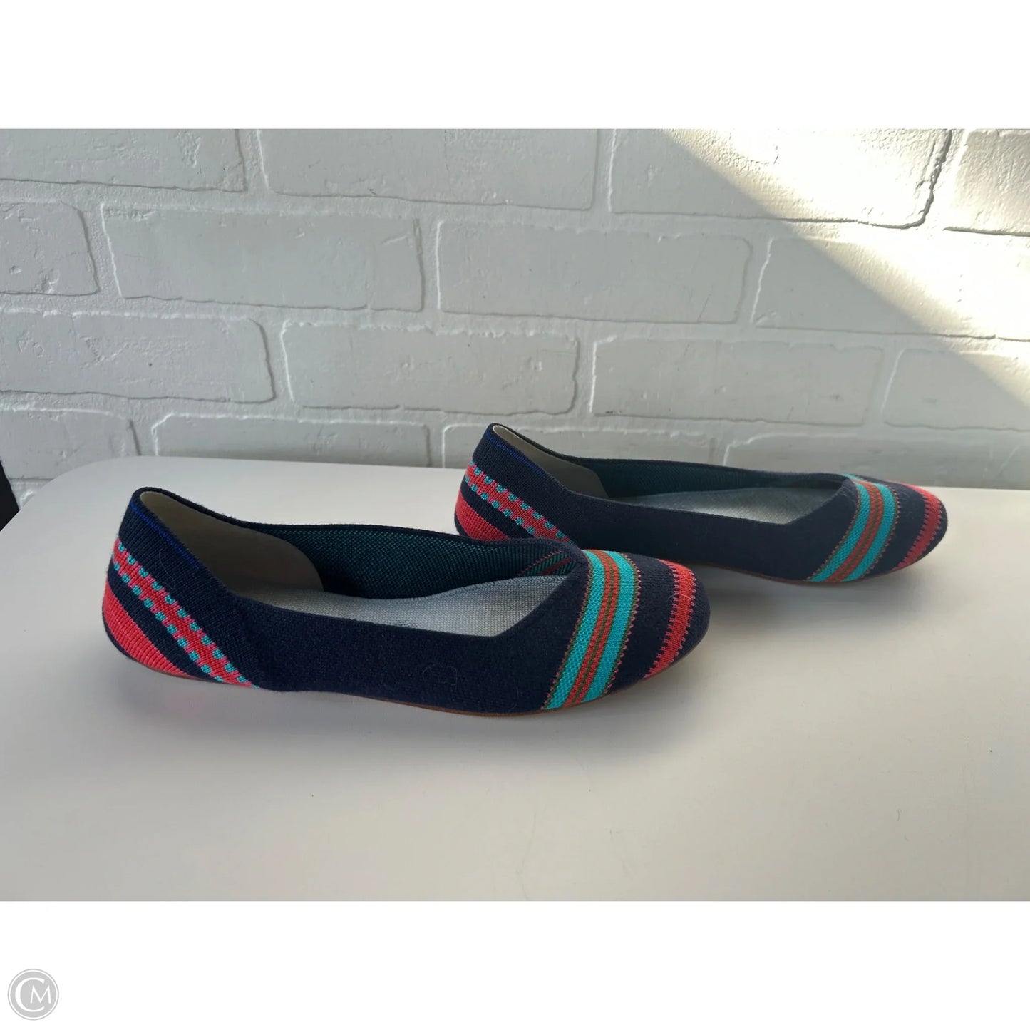 Shoes Flats By Rothys In Blue & Red, Size: 9.5