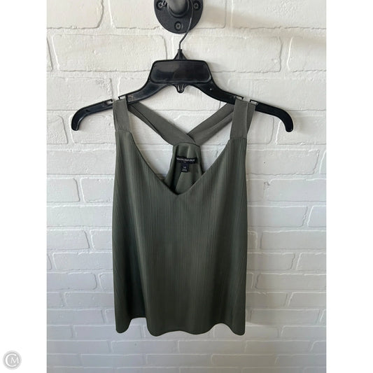 Top Sleeveless By Banana Republic In Green, Size: Xs