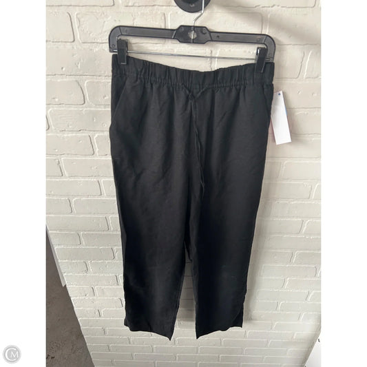 Pants Linen By H&m In Black, Size: 6