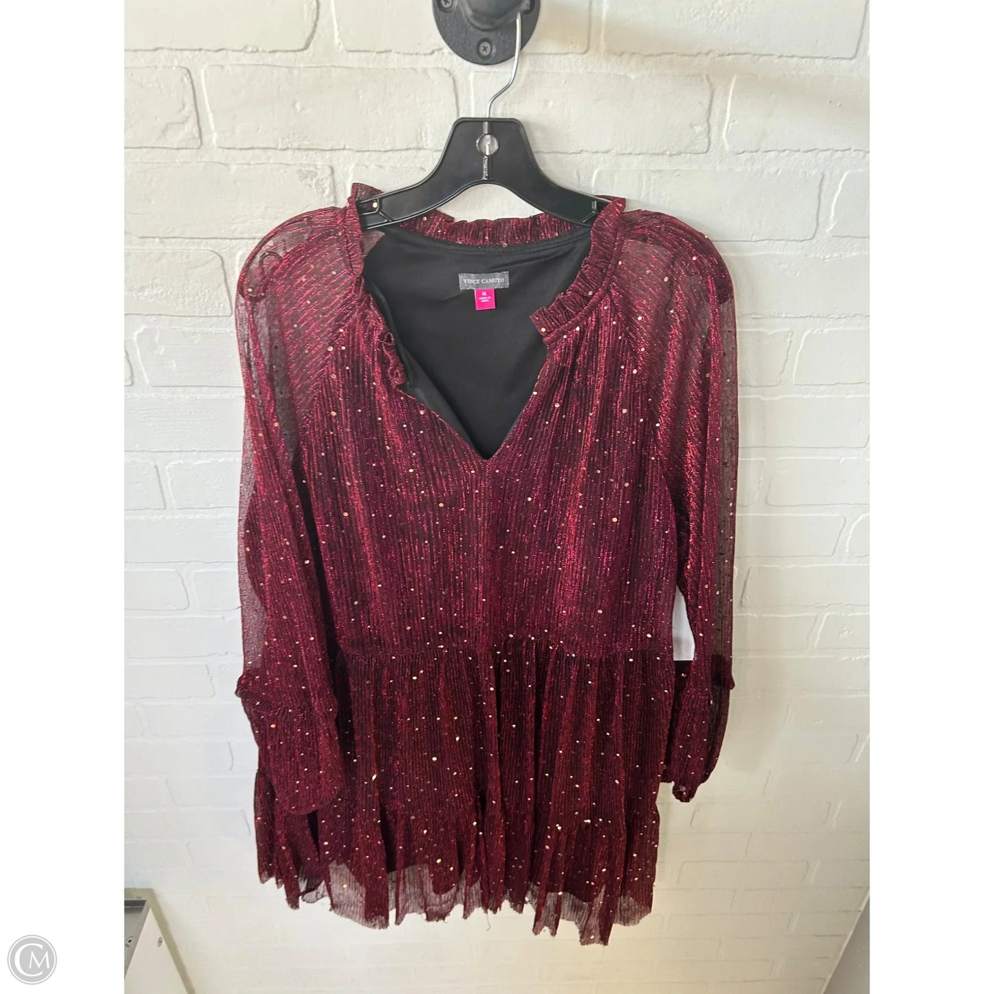 Dress Party Short By Vince Camuto In Red, Size: Xl