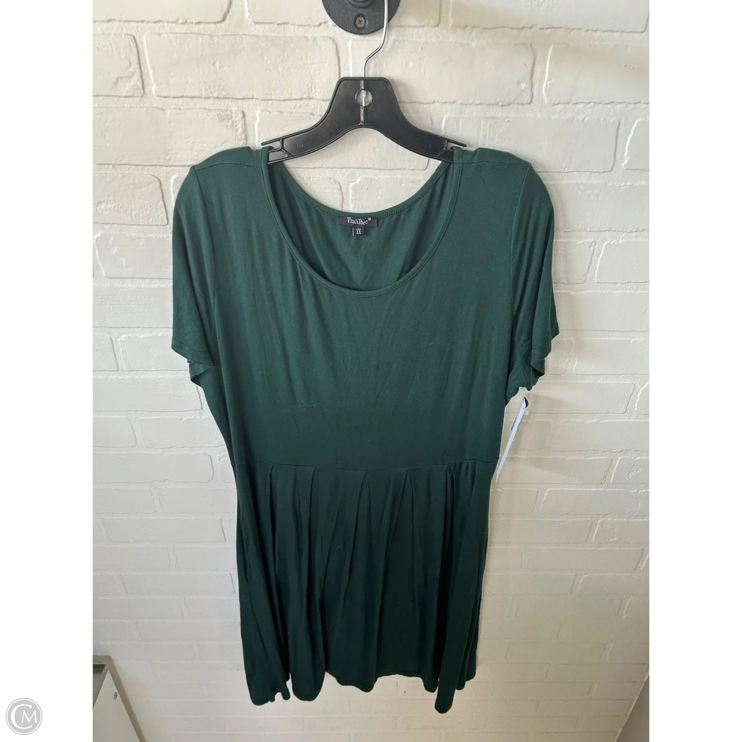 Dress Casual Short By Cme In Green, Size: 1x