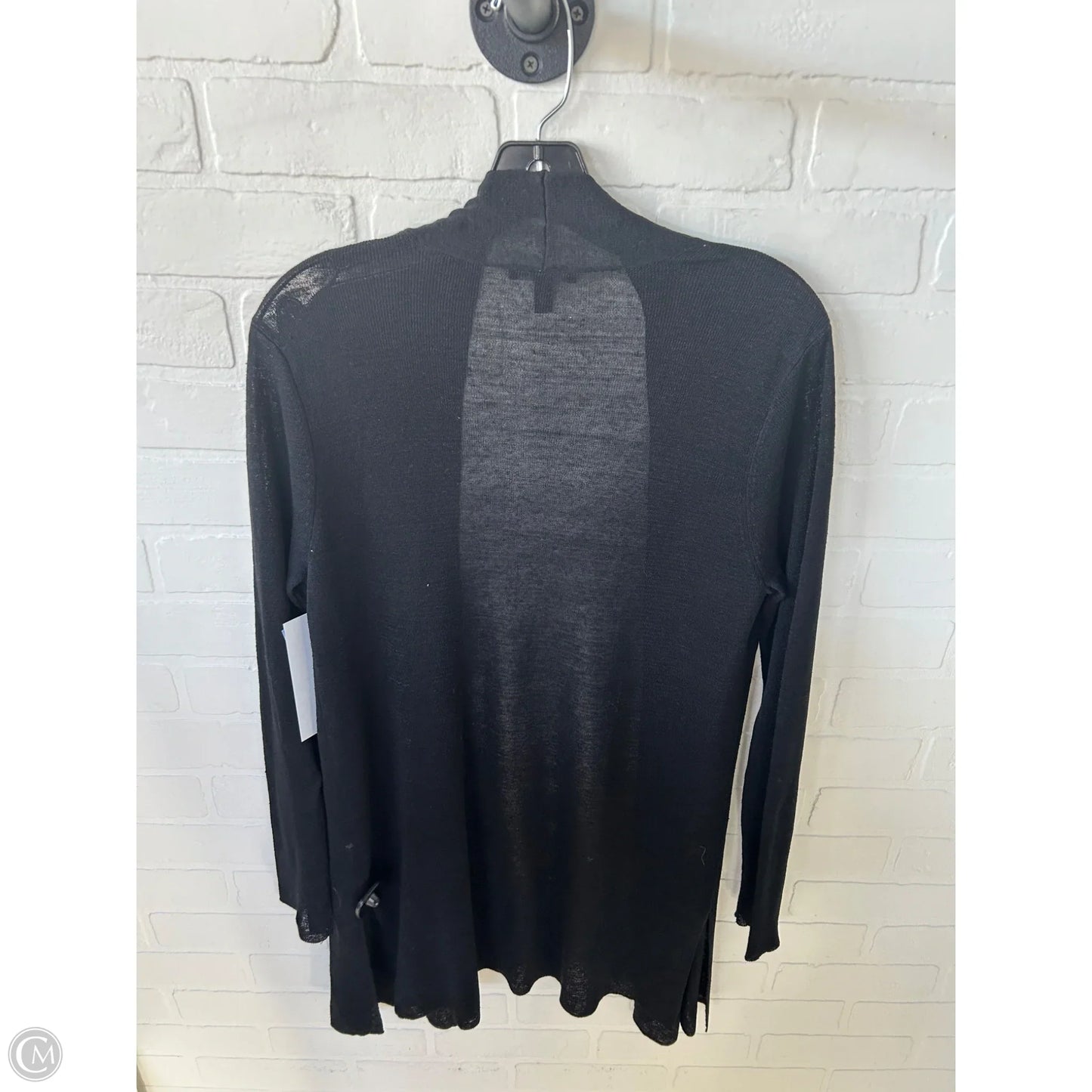 Sweater Cardigan By Eileen Fisher In Black, Size: M
