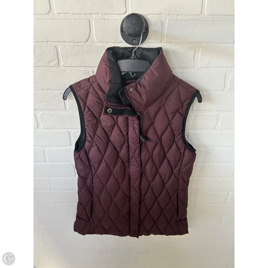 Vest Puffer & Quilted By Clothes Mentor In Brown, Size: M