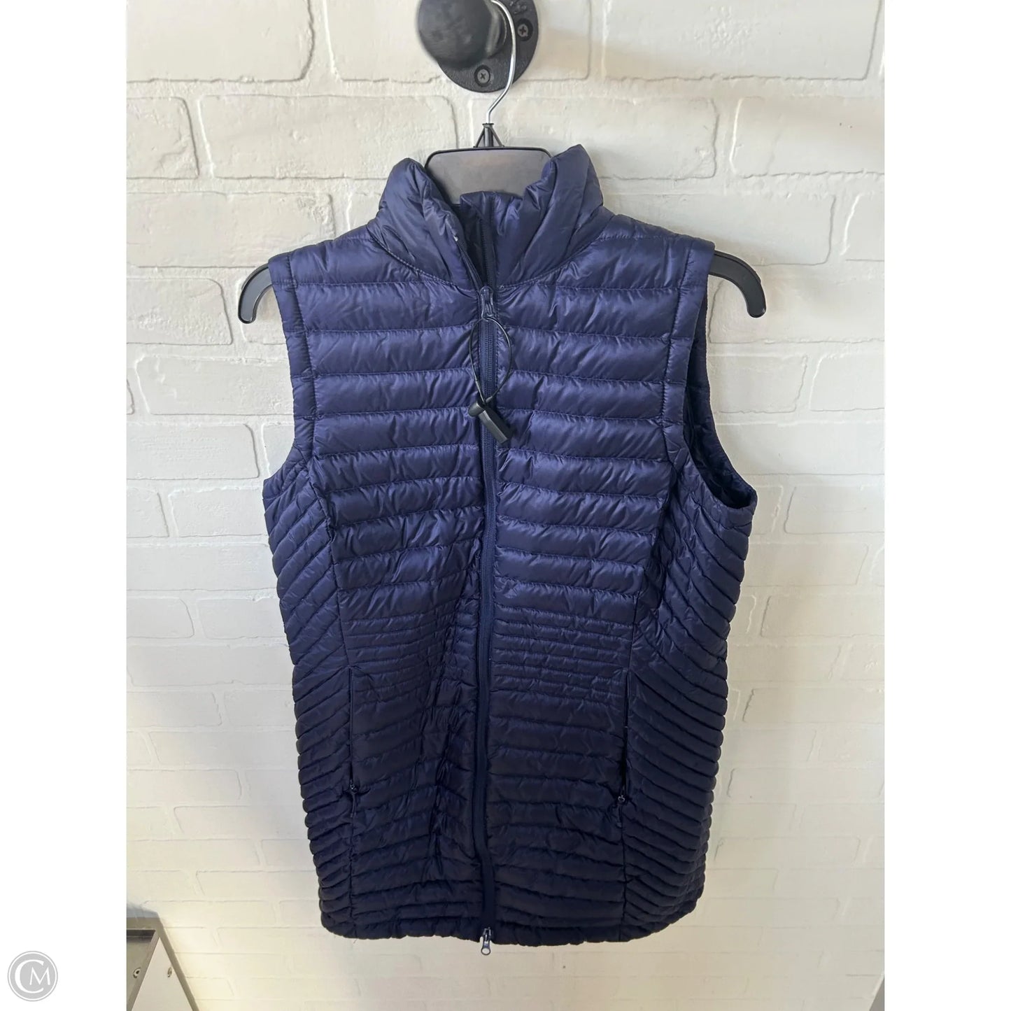 Vest Puffer & Quilted By Duluth Trading In Blue, Size: M